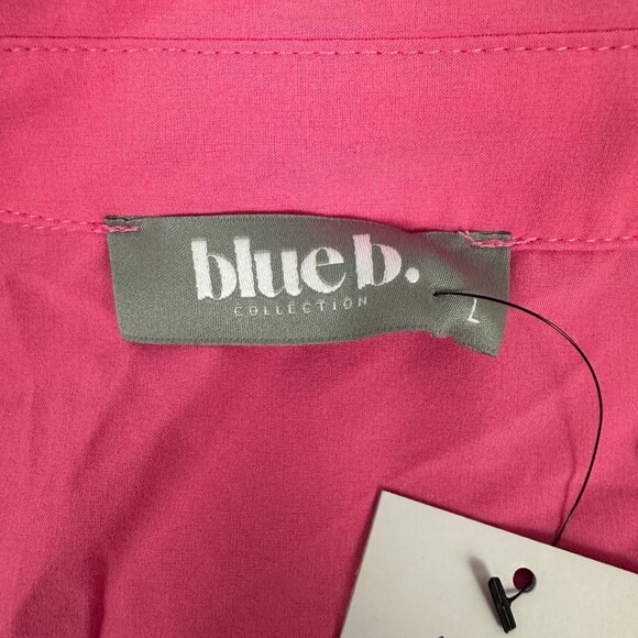 Blue b. Collection Hot Pink Western Shirt With Sequin Fringe & Boot Print Size L - Picture 6 of 8